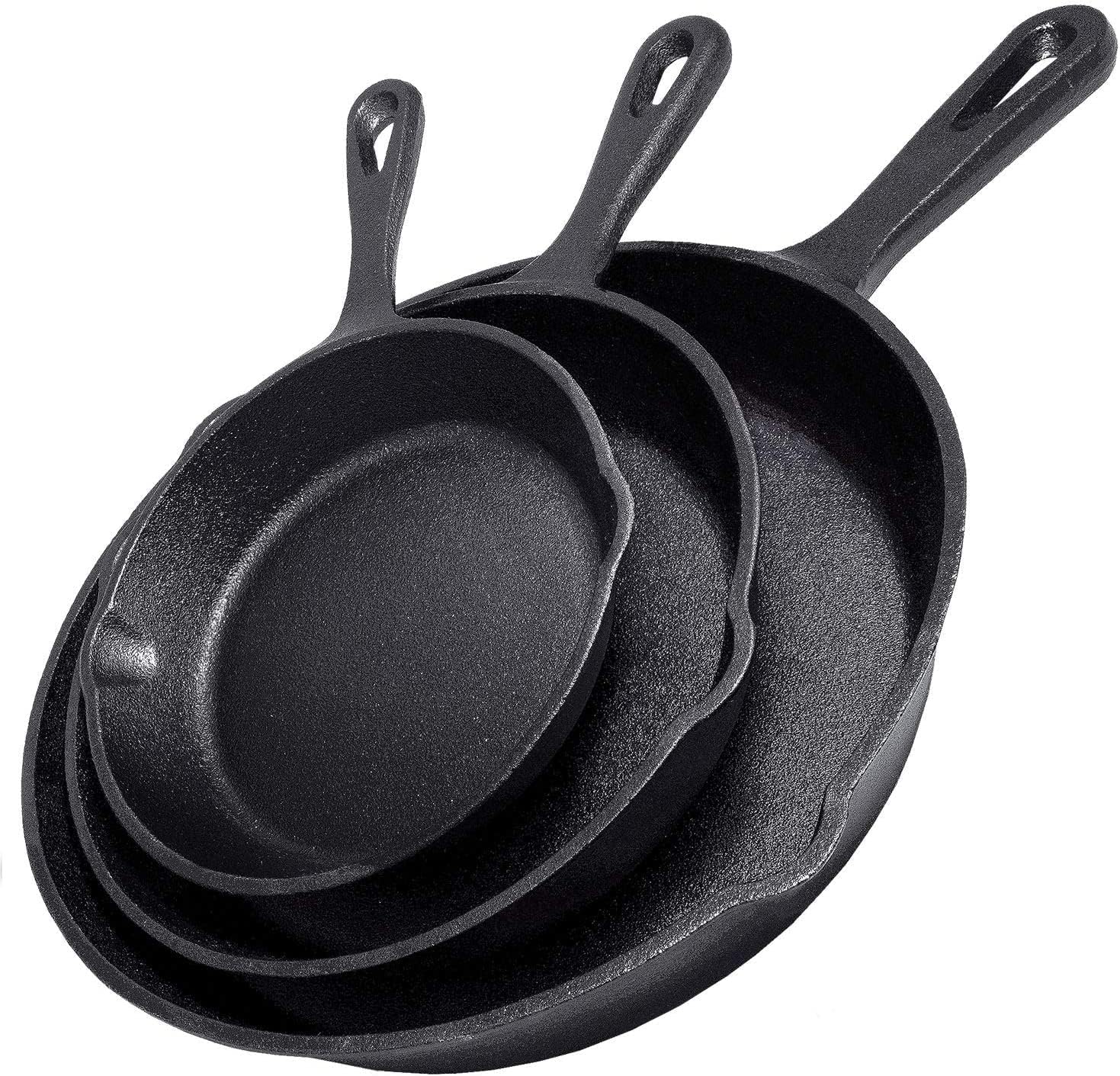 Electric Griddle Pancake - 14/16/20cm Dökme Demir Tava Yapışmaz Tava