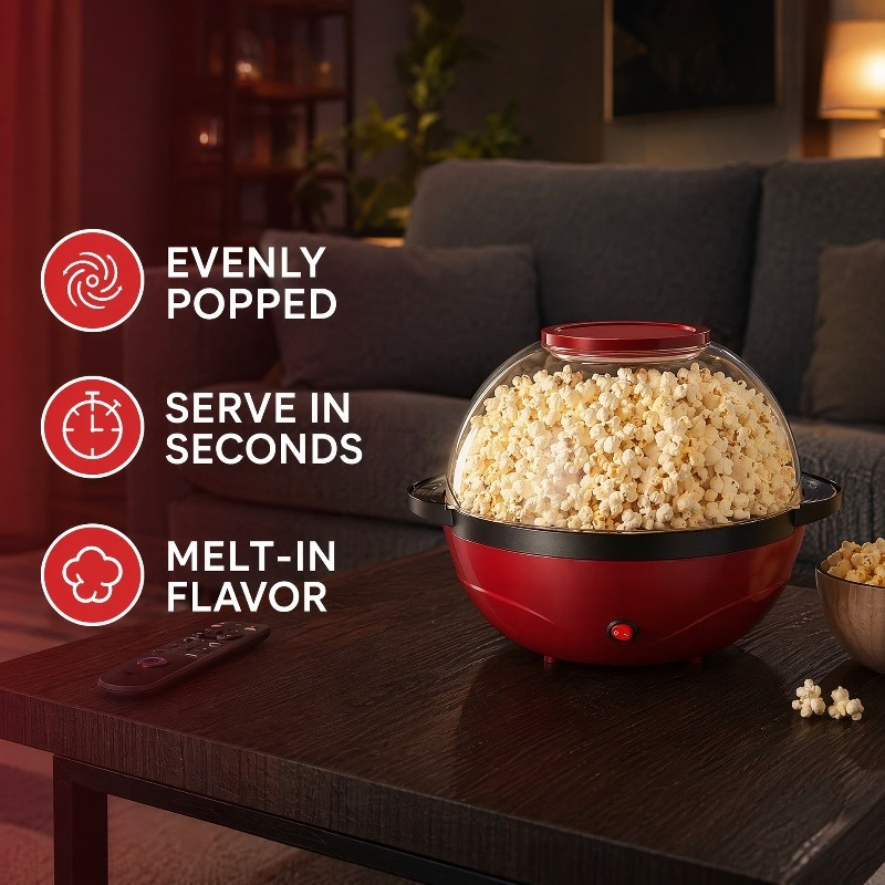 Popcorn Makinesi 3.6L, Ev Mutf - Air Popcorn Maker incelemesi ve fiyatı